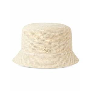 NEW MAISON MICHEL axel soft fino crochet bucket hat in natural